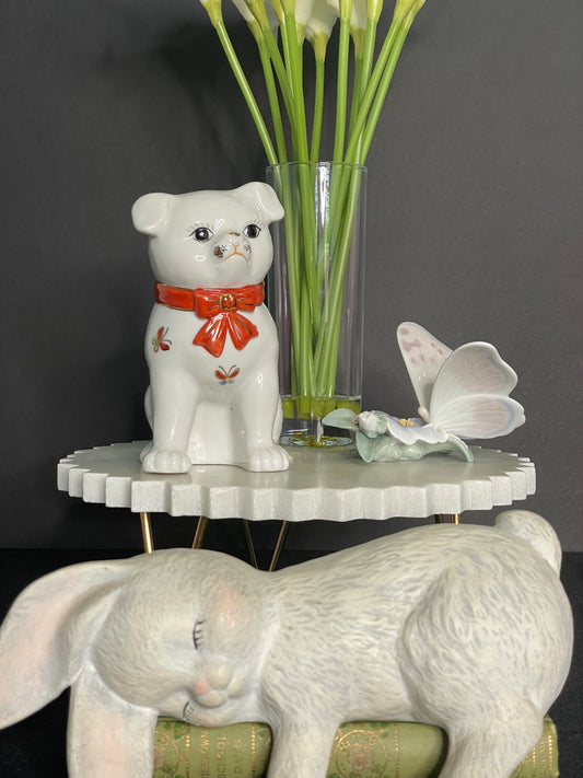 Japan Imari Porcelain Puppy Figurine